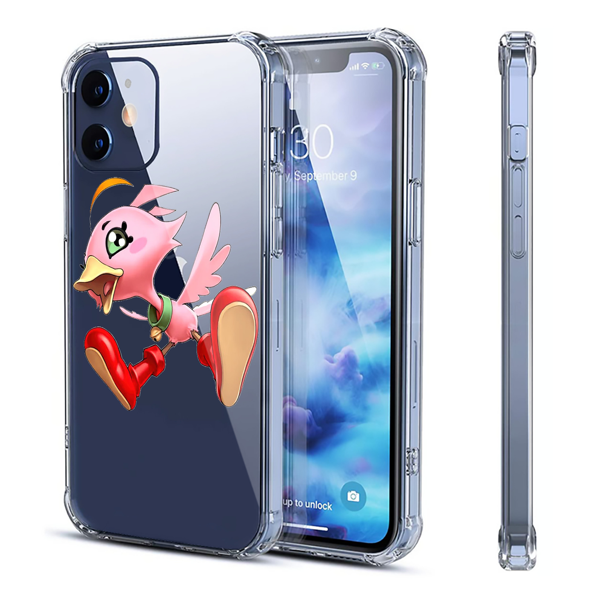 （画像用） 遊☆戯☆王 Yu-Gi-Oh! 【iPhone 12シリーズ対応】透明スマホケース（クリアソフトケース）